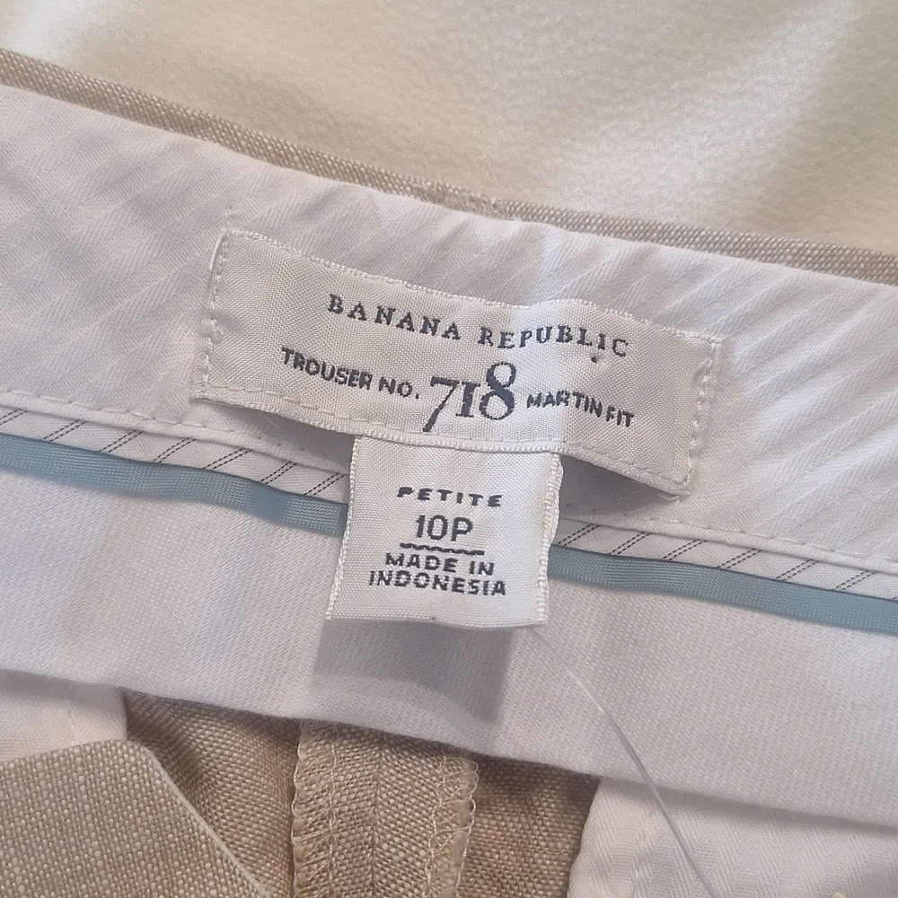 Banana Republic Trouser No. 718 Martin Fit Linen Blend